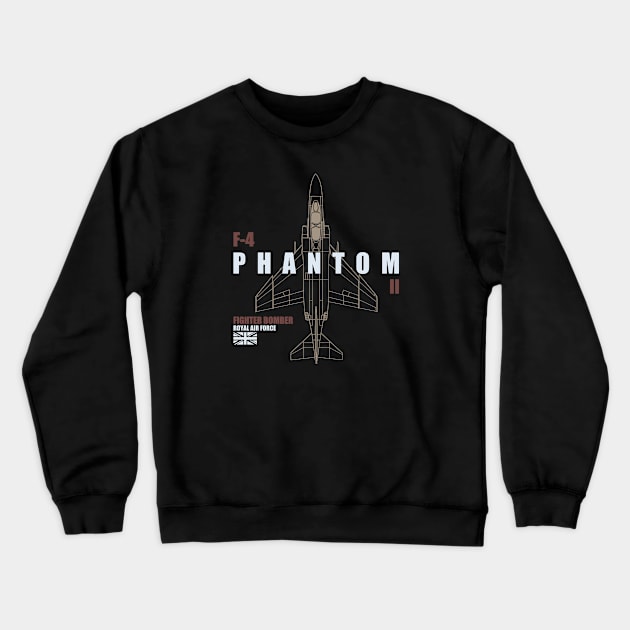 RAF F-4 Phantom 2 Crewneck Sweatshirt by TCP